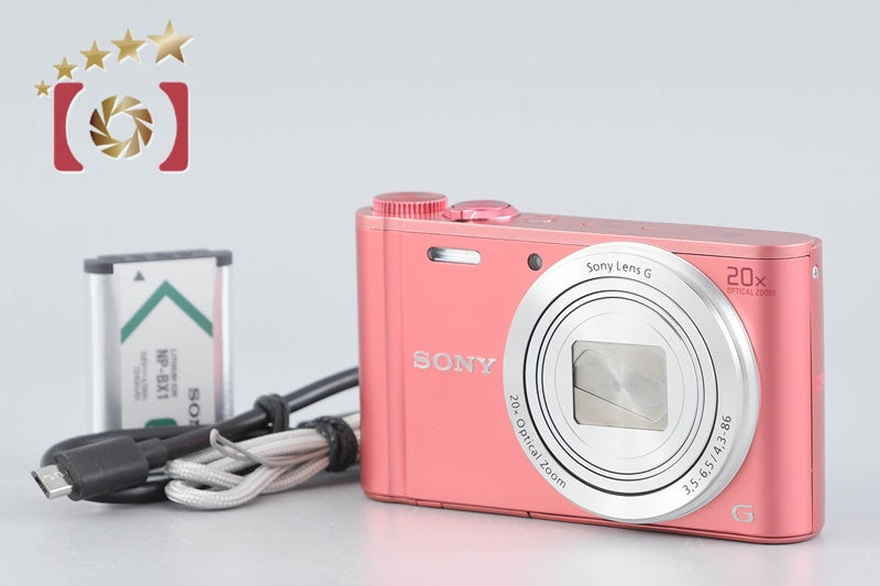 Sony Cyber-Shot DSC-WX350 Pink 18.2 MP Digital Camera [Multiple Languages]