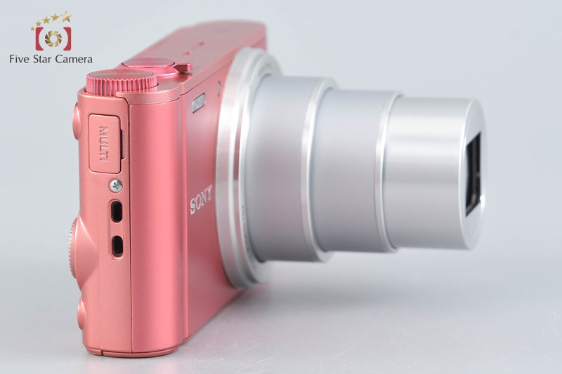 Sony Cyber-Shot DSC-WX350 Pink 18.2 MP Digital Camera [Multiple Languages]