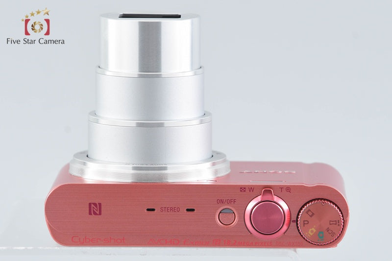 Sony Cyber-Shot DSC-WX350 Pink 18.2 MP Digital Camera [Multiple Languages]