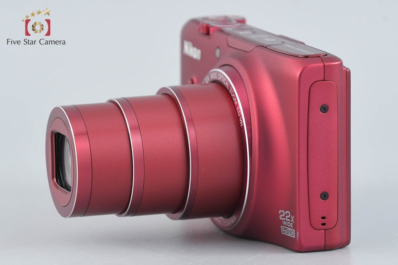 Nikon COOLPIX S9500 Velvet Red 18.1 MP Digital Camera