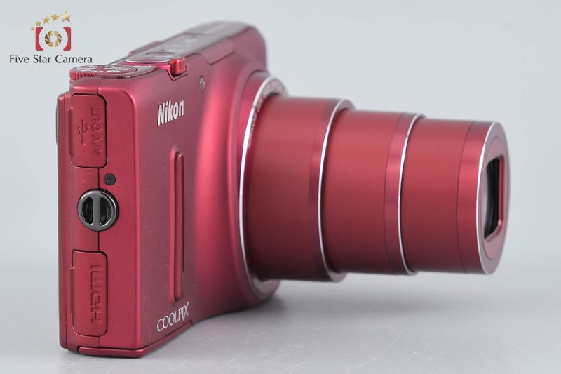 Nikon COOLPIX S9500 Velvet Red 18.1 MP Digital Camera