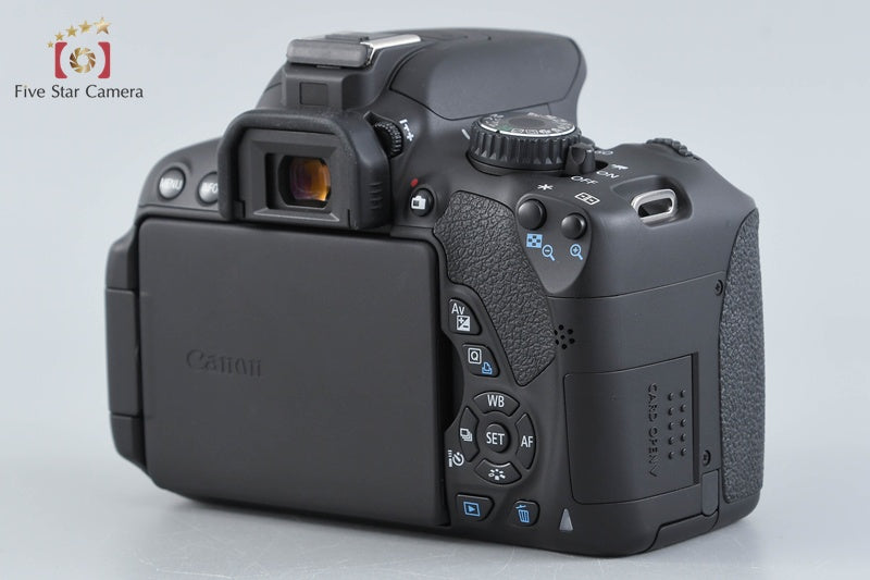 "Count 4,949" Canon EOS Kiss X6i / Rebel T4i / 650D 18.0 MP 18-55 55-250 w/ Box