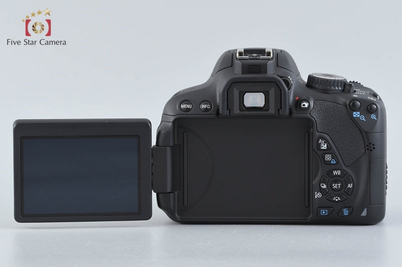 "Count 4,949" Canon EOS Kiss X6i / Rebel T4i / 650D 18.0 MP 18-55 55-250 w/ Box