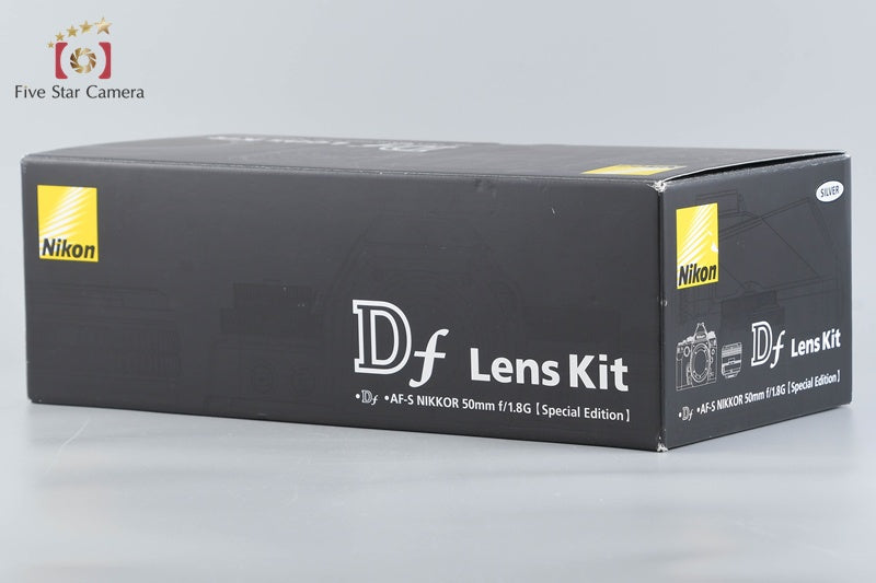 "Count 2,139" Nikon Df Silver 16.2 MP 50mm f/1.8 G Special Edition Kit w/ Box