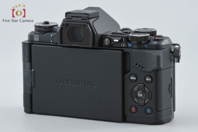 "Count 1,297" Olympus OM-D E-M5 Mark II Black 16.1 MP Digital Mirrorless Camera