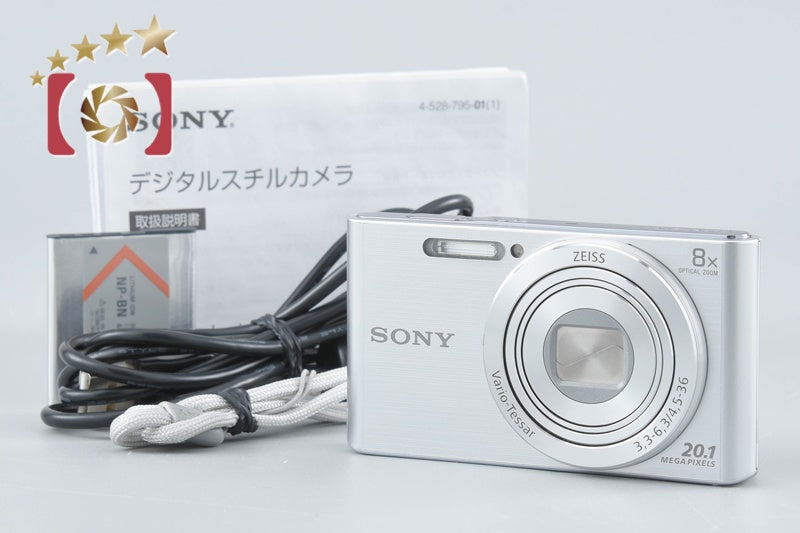 Sony Cyber-Shot DSC-W830 Silver 20.1 MP Digital Camera [Japanese Language Only]