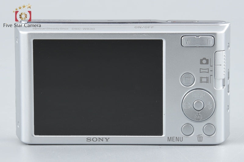 Sony Cyber-Shot DSC-W830 Silver 20.1 MP Digital Camera [Japanese Language Only]