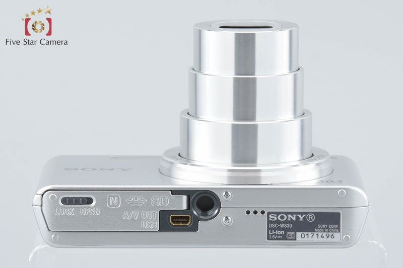 Sony Cyber-Shot DSC-W830 Silver 20.1 MP Digital Camera [Japanese Language Only]