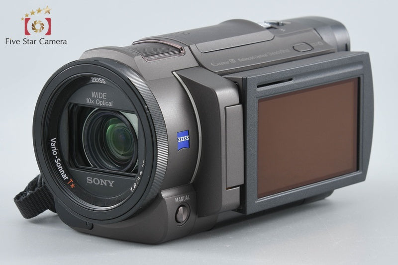 Sony Handycam FDR-AXP35 Bronze Brown 4K Digital Camcorder [Multiple Languages]