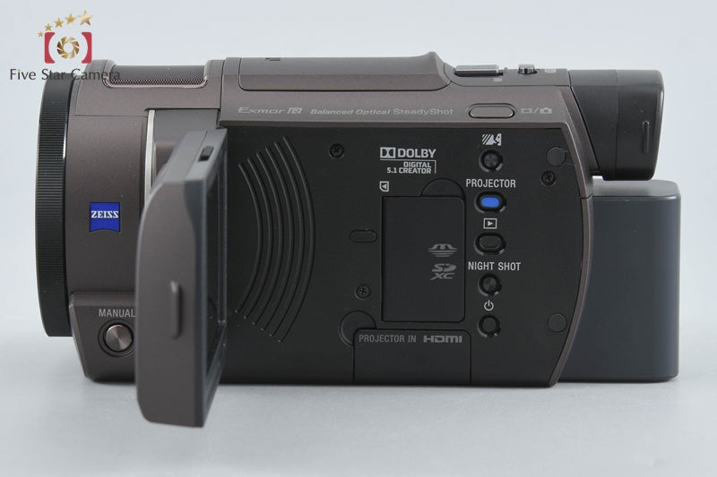 Sony Handycam FDR-AXP35 Bronze Brown 4K Digital Camcorder [Multiple Languages]