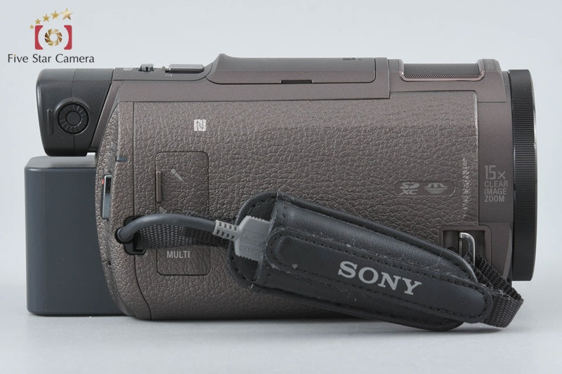 Sony Handycam FDR-AXP35 Bronze Brown 4K Digital Camcorder [Multiple Languages]