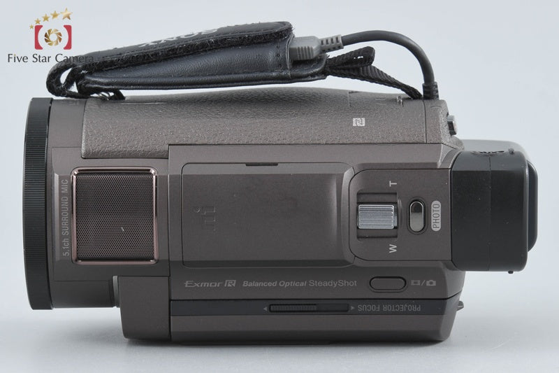 Sony Handycam FDR-AXP35 Bronze Brown 4K Digital Camcorder [Multiple Languages]