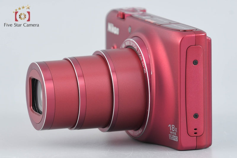 Nikon COOLPIX S9400 Velvet Red 18.1 MP Digital Camera