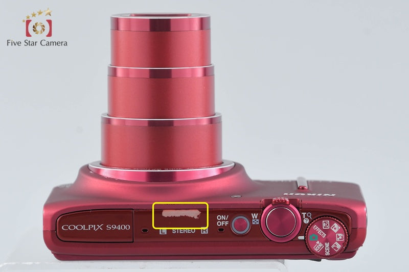 Nikon COOLPIX S9400 Velvet Red 18.1 MP Digital Camera