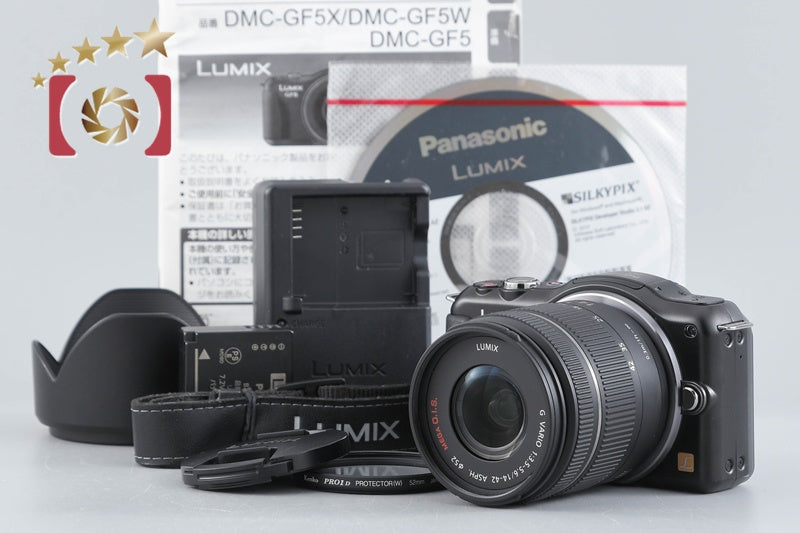 Panasonic LUMIX DMC-GF5 Black 12.1 MP 14-42 Lens [Japanese Language Only]