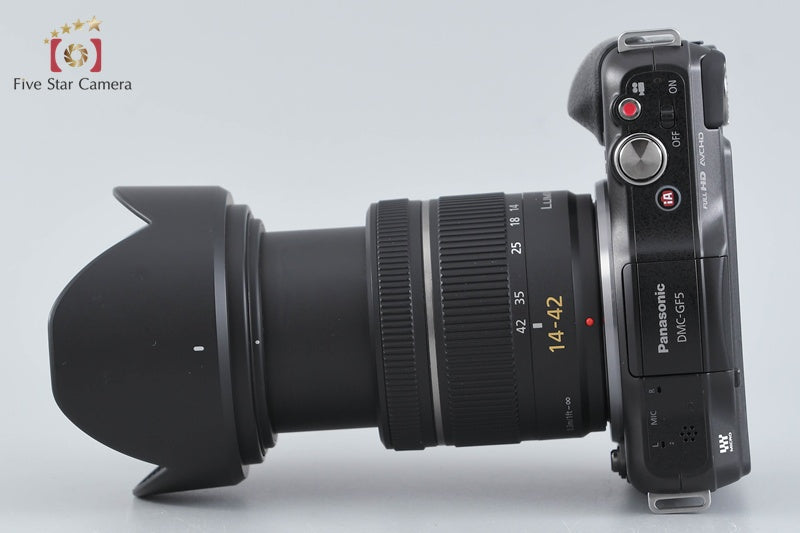Panasonic LUMIX DMC-GF5 Black 12.1 MP 14-42 Lens [Japanese Language Only]