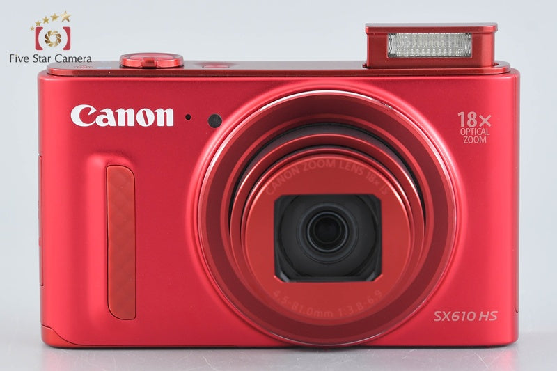 Canon PowerShot SX610 HS Red 20.2 MP Digital Camera w/ Box