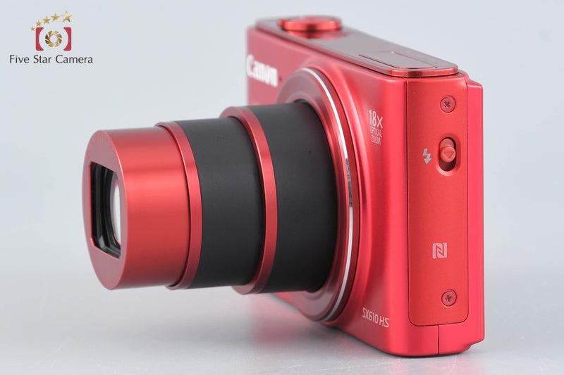 Canon PowerShot SX610 HS Red 20.2 MP Digital Camera w/ Box