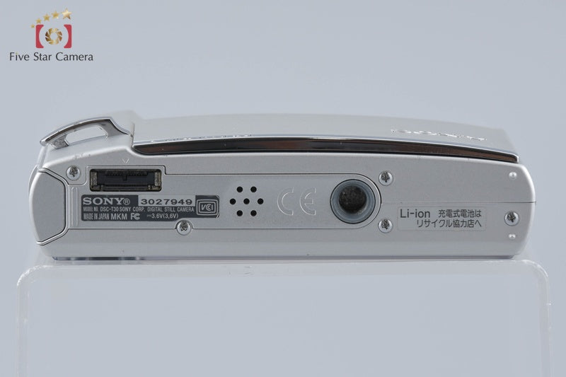 Sony Cyber-Shot DSC-T30 Silver 7.2 MP Digital Camera [Japanese Language Only]