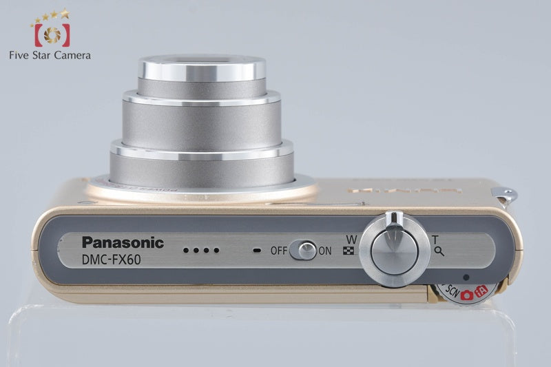 Panasonic LUMIX DMC-FX60 Gold 12.1 MP Digital Camera [Japanese Language Only]
