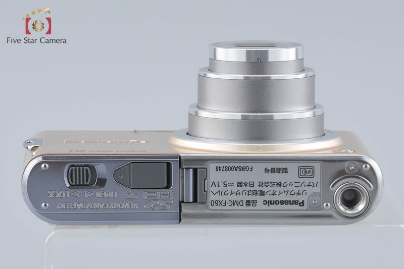 Panasonic LUMIX DMC-FX60 Gold 12.1 MP Digital Camera [Japanese Language Only]