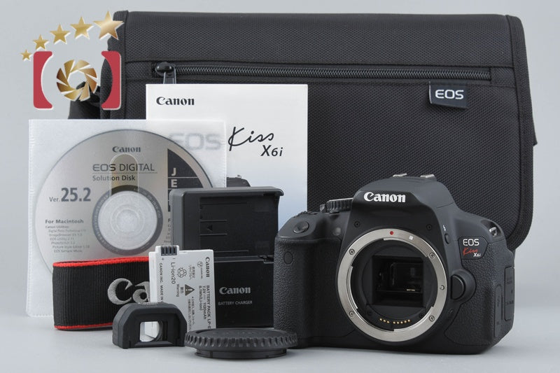"Count 3,841" Canon EOS Kiss X6i / Rebel T4i / 650D 18.0 MP DSLR Camera Body