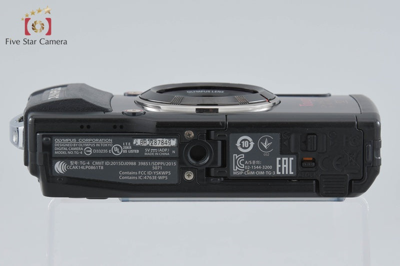 Olympus STYLUS TG-4 Tough Black 16.0 MP Digital Camera