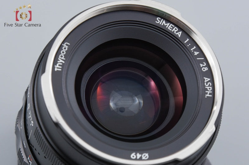 Thypoch Simera 28mm f/1.4 ASPH. Type II Black for Leica M Mount