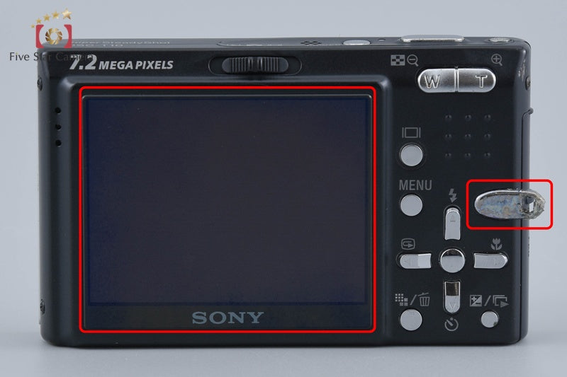 SONY Cyber-shot DSC-T10 Black 7.2 MP Digital Camera [Japanese Language Only]