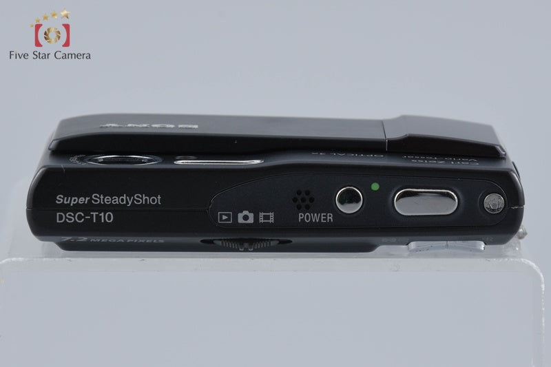 SONY Cyber-shot DSC-T10 Black 7.2 MP Digital Camera [Japanese Language Only]