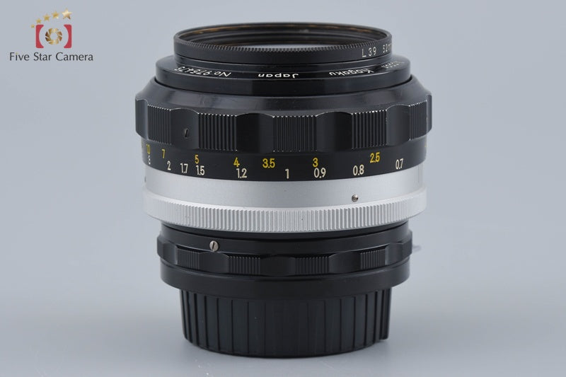 Nikon NIKKOR-S Auto 55mm f/1.2 Non Ai Lens
