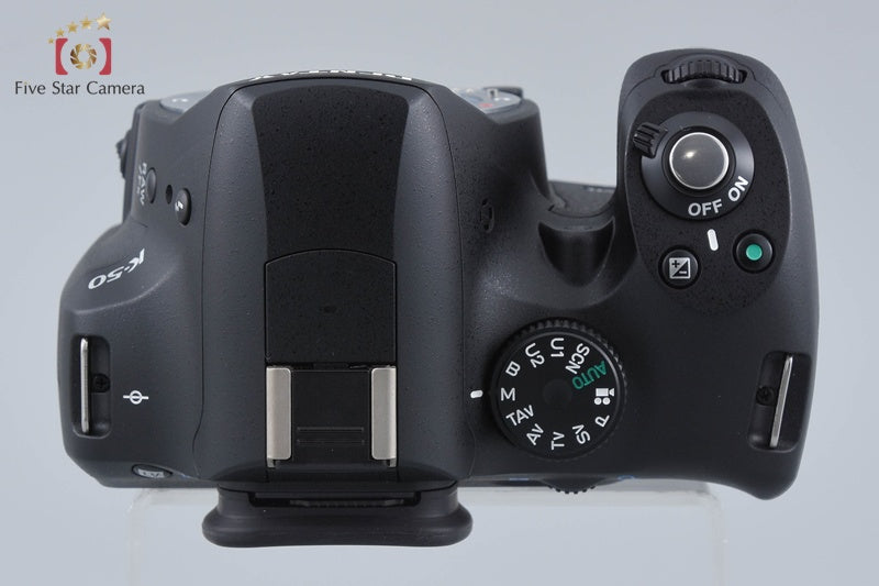 "Shutter count 612" Pentax K-50 Black 16.3 MP Digital SLR Camera Body