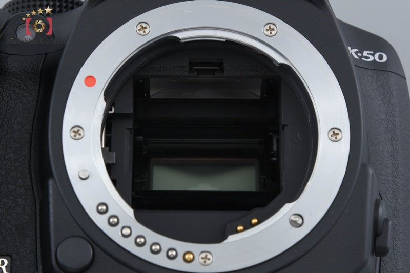 "Shutter count 612" Pentax K-50 Black 16.3 MP Digital SLR Camera Body