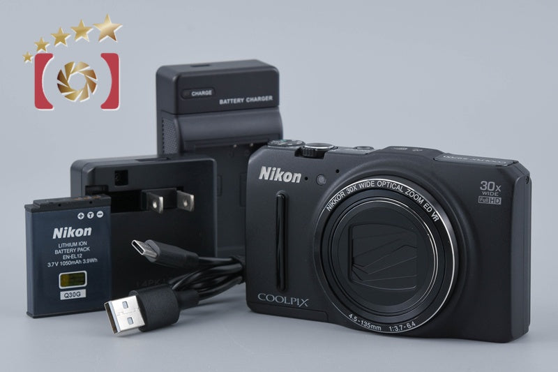 Nikon COOLPIX S9700 Precious Black 16.5 MP Digital Camera