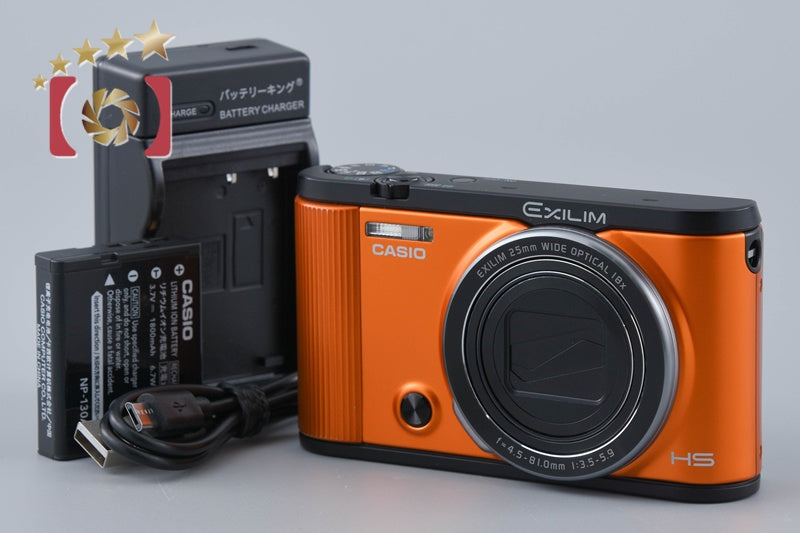 Casio HIGH SPEED EXILIM EX-ZR1600 Orange 16.1 MP Digital Camera