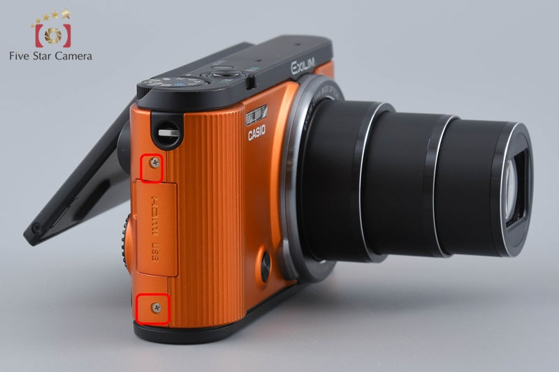 Casio HIGH SPEED EXILIM EX-ZR1600 Orange 16.1 MP Digital Camera