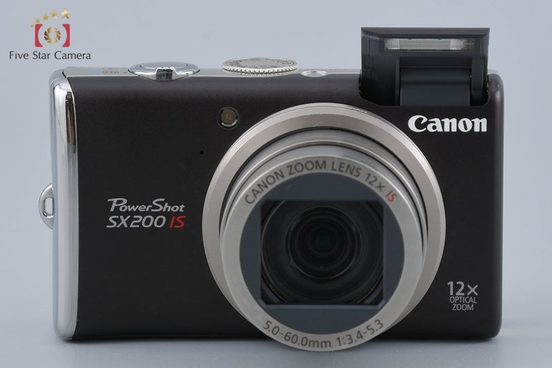 Canon PowerShot SX200 IS Warm Black 12.1 MP Digital Camera