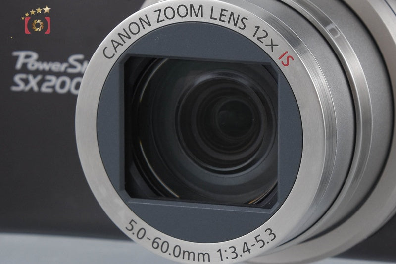 Canon PowerShot SX200 IS Warm Black 12.1 MP Digital Camera