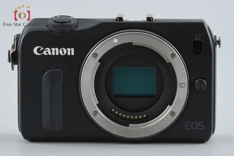 Canon EOS M Black 18.0 MP Mirrorless Camera 18-55 IS STM Lens