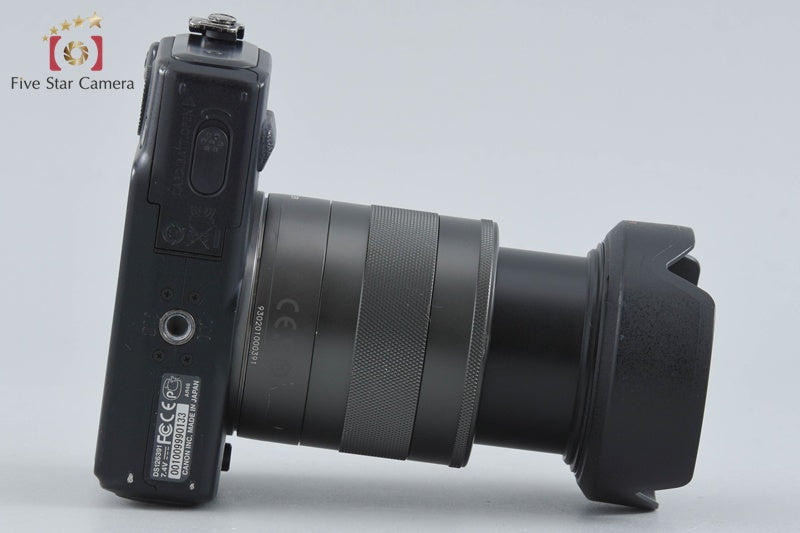 Canon EOS M Black 18.0 MP Mirrorless Camera 18-55 IS STM Lens