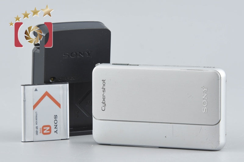 Sony Cyber-Shot DSC-TX10 Silver 16.2 MP Digital Camera [Japanese Language Only]