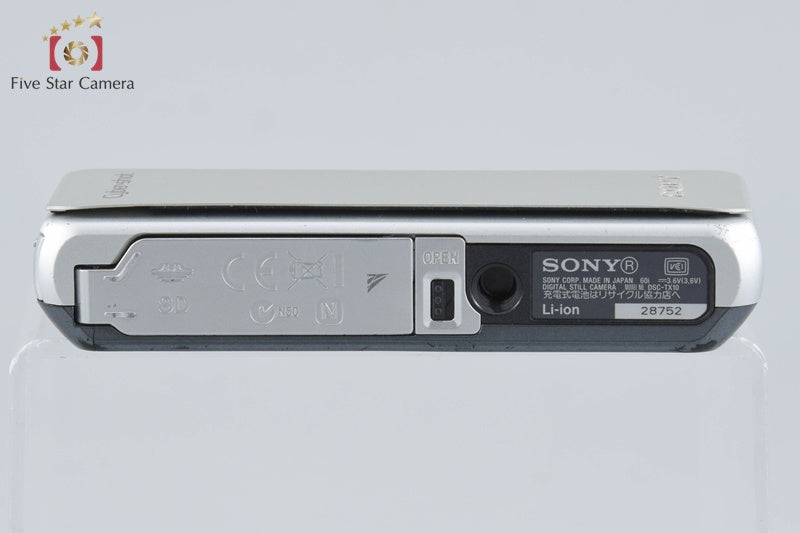 Sony Cyber-Shot DSC-TX10 Silver 16.2 MP Digital Camera [Japanese Language Only]