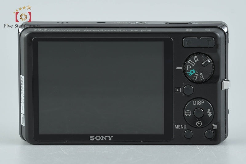 Sony Cyber-Shot DSC-W380 Black 14.1 MP Digital Camera [Japanese Language Only]