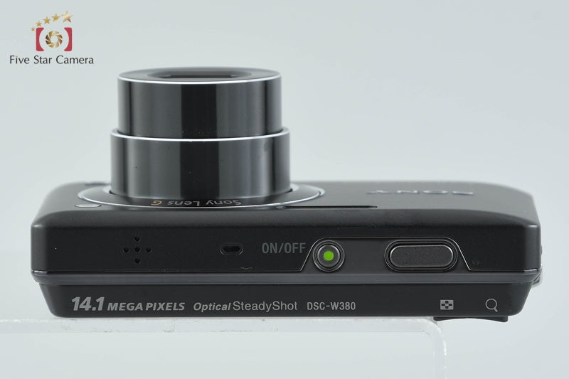 Sony Cyber-Shot DSC-W380 Black 14.1 MP Digital Camera [Japanese Language Only]