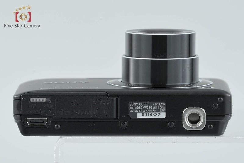 Sony Cyber-Shot DSC-W380 Black 14.1 MP Digital Camera [Japanese Language Only]