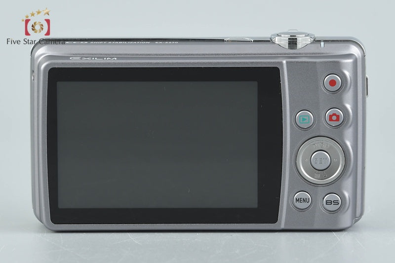 CASIO EXILIM ZOOM EX-Z270 Gray 10.1 MP Digital Camera w/ Box