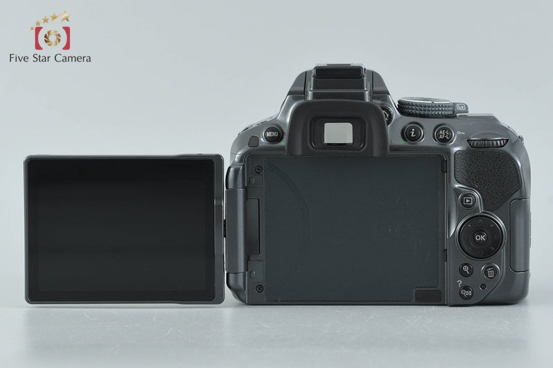 Nikon D5300 Gray 24.2 MP DSLR Camera 18-55 VR II Lens