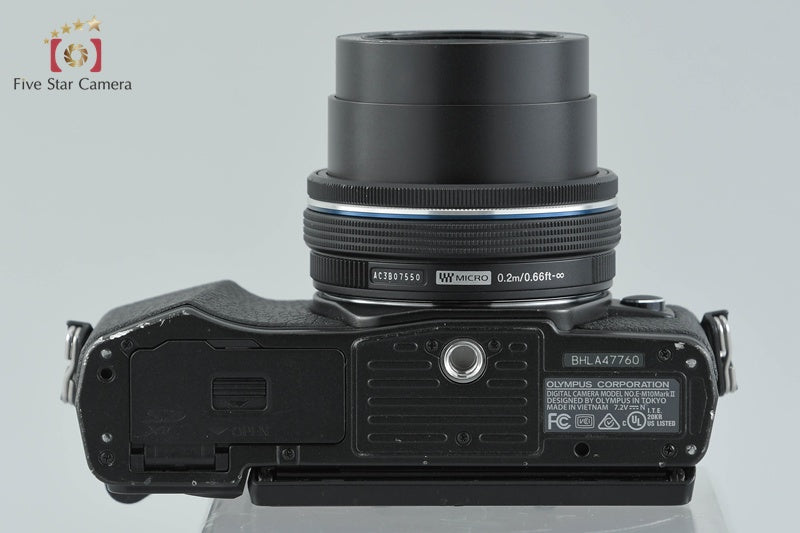 "Count 3,374" Olympus OM-D E-M10 Mark II Black 16.1 MP 14-42 EZ Lens