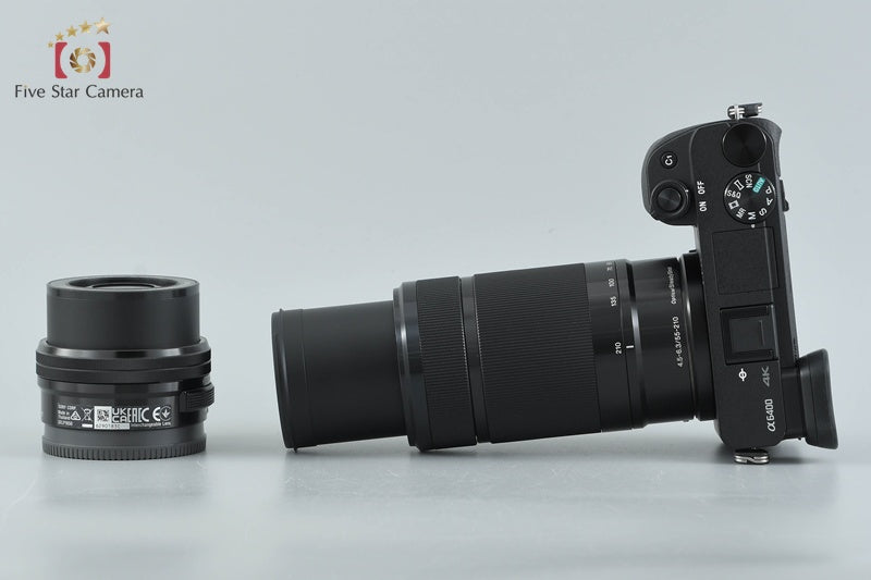 Sony Alpha α6400 ILCE-6400 Black 16-50 55-210 Lenses [Japanese Language Only]
