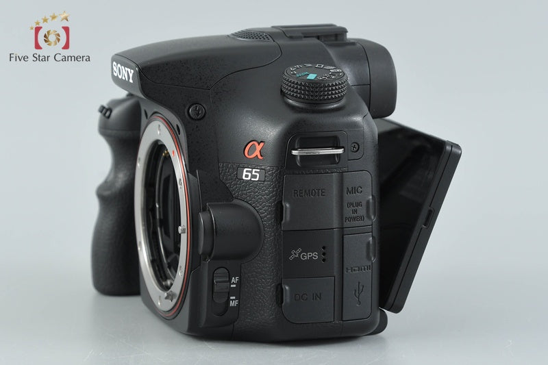SONY α65 SLT-A65V 24.3 MP Digital SLR Camera Body [Japanese Language Only]